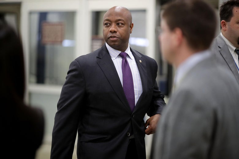 Tim Scott in the U.S. Capitol building